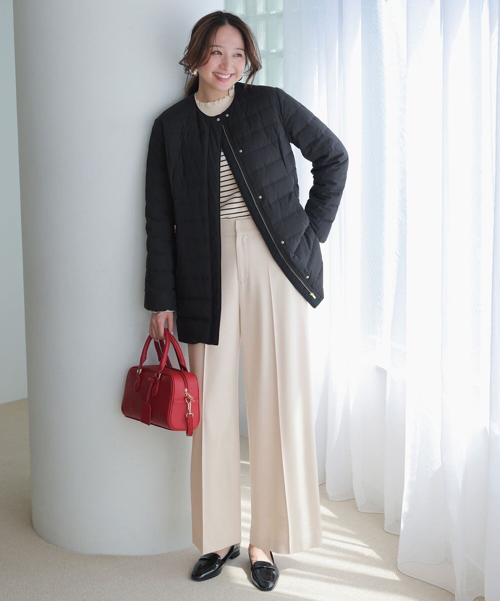 ANY SIS ビューティサーモ2WAYストレッチ ワイドパンツ 