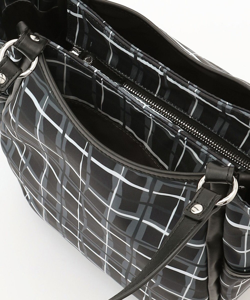 Y'SACCS ドローイングチェックトートバッグ 