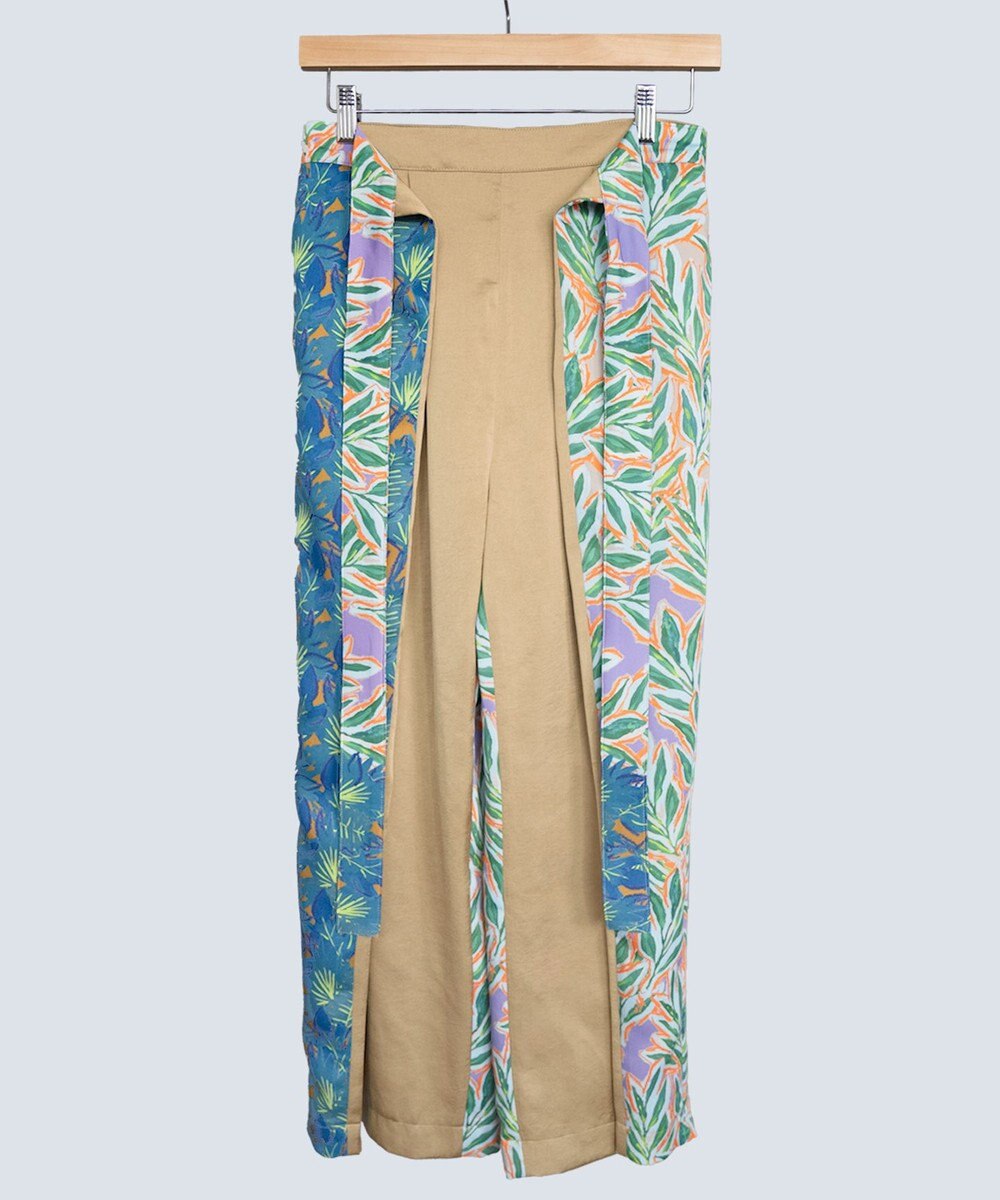 COQ 2WAY HALF LEAVES 前後2WAYパンツ 