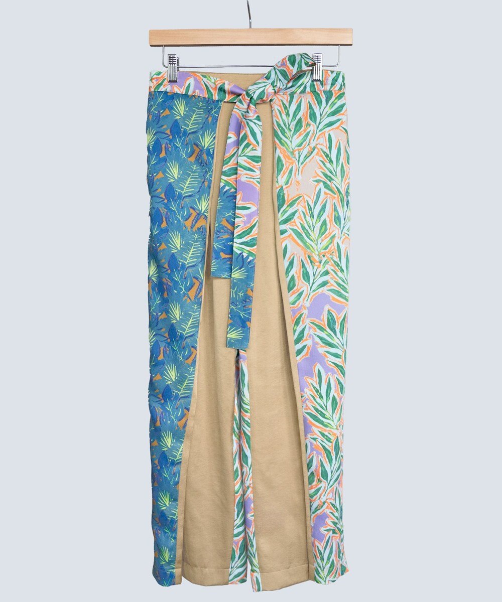 COQ 2WAY HALF LEAVES 前後2WAYパンツ 