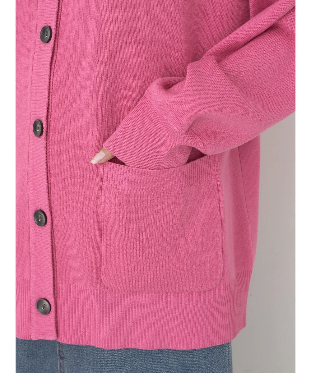 earth music&ecology クルーネックミドル丈カーディガン 