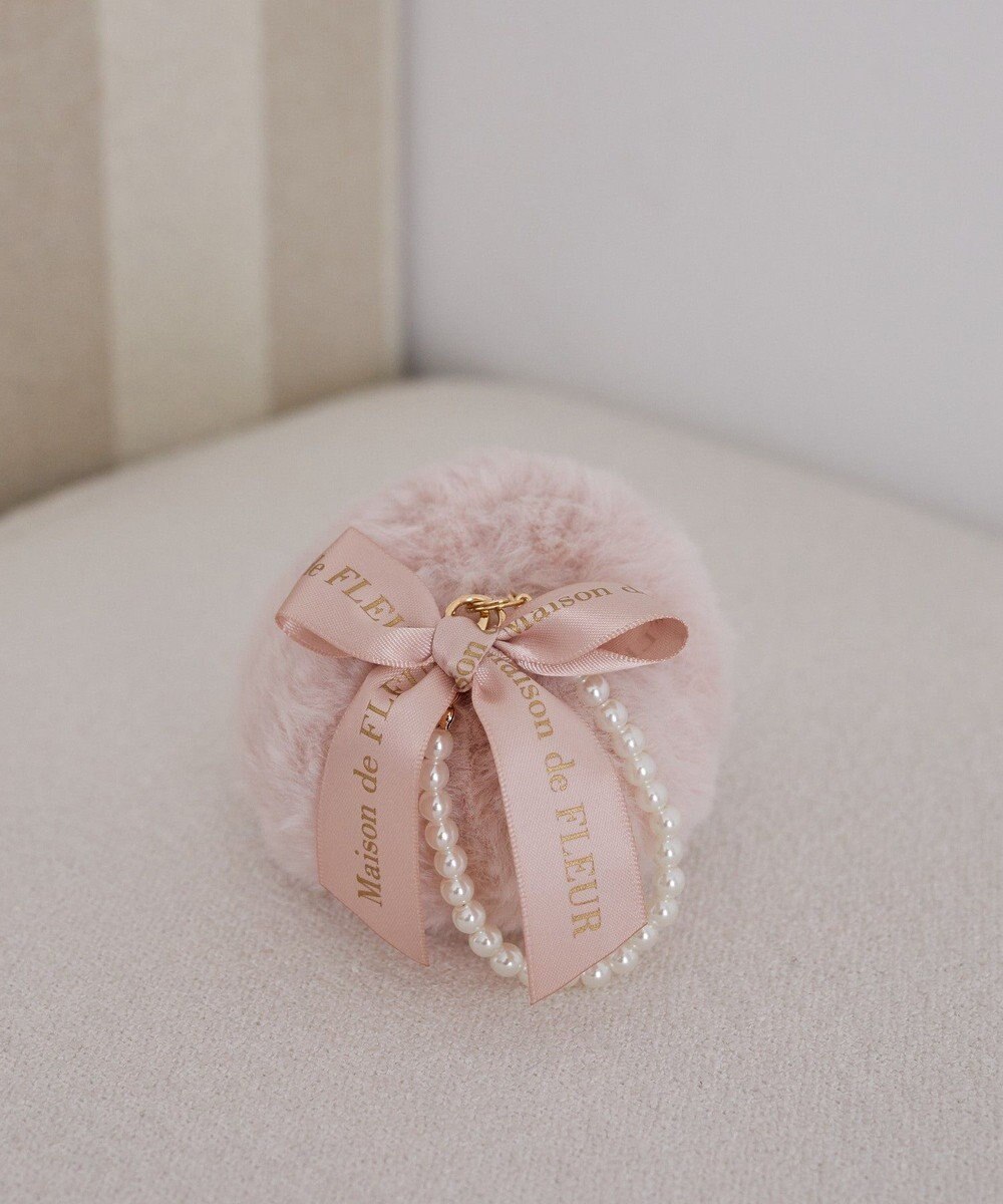 Maison de FLEUR パールチェーンファーチャーム 