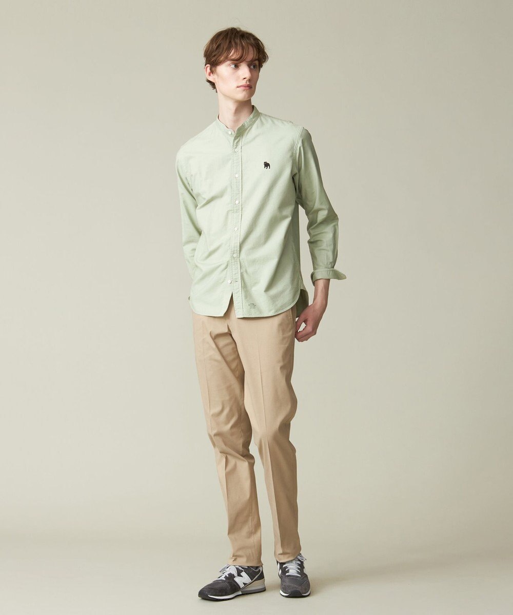 J.PRESS MEN 【大人気バックブル】バンドカラー オックスフォードシャツ 