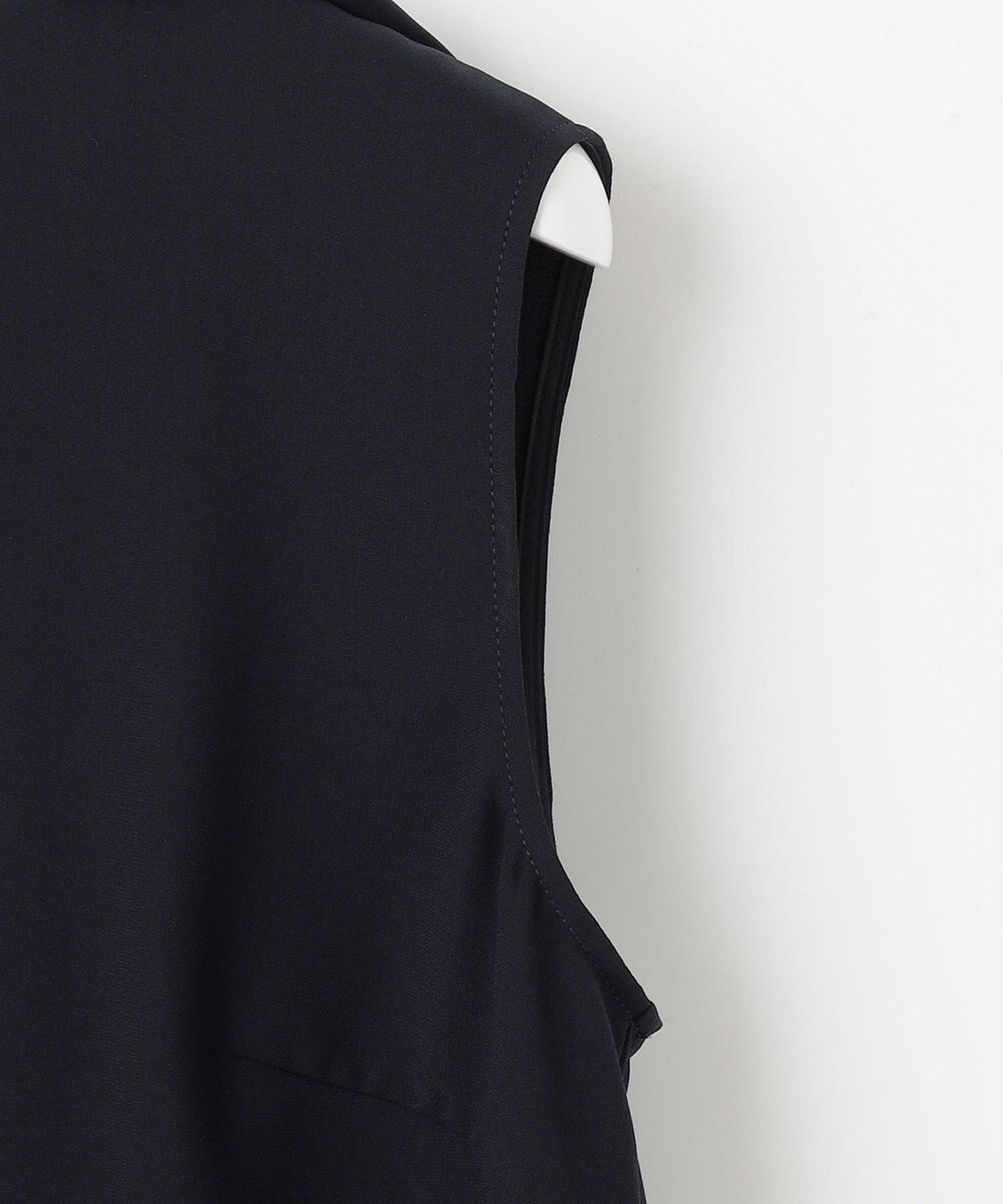 自由区 【洗える】バックサテンジョーゼット  ブラウス 