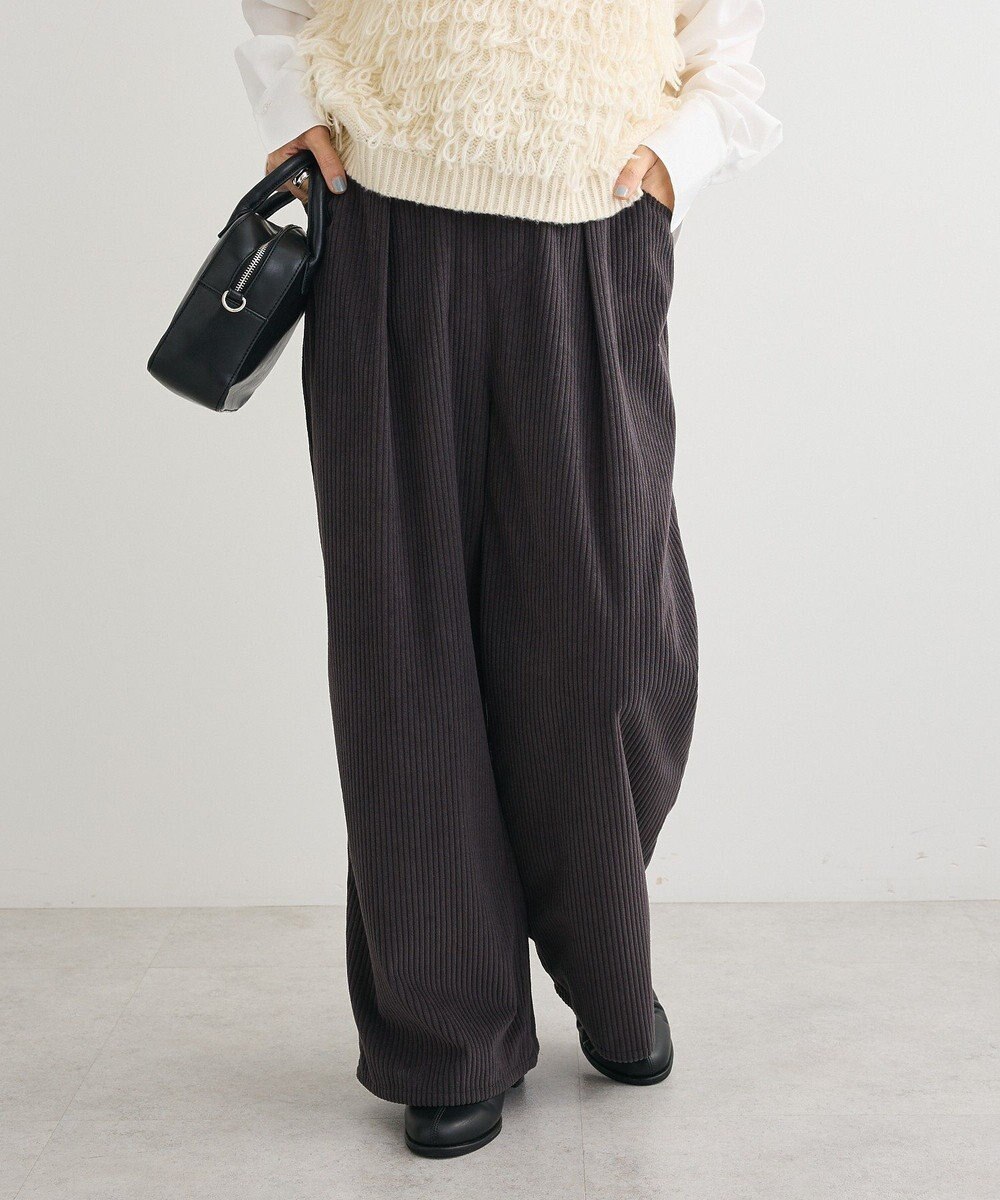 Green Parks 太畝コーデュロイカラーパンツ 