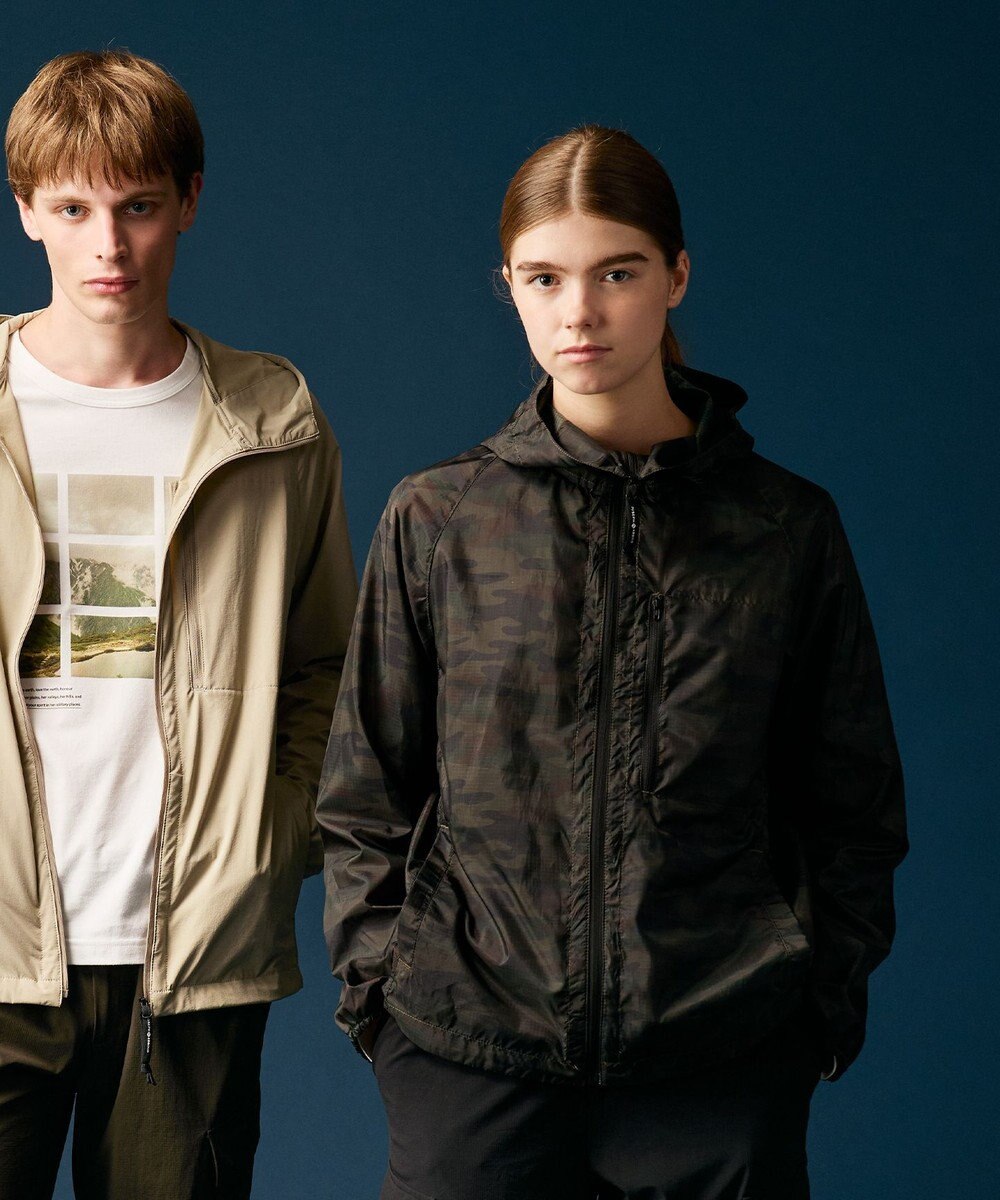 JOSEPH ABBOUD MOUNTAIN 【軽量/ECO撥水/耐久性】ポリエステルリップカモマウンテン パーカー 