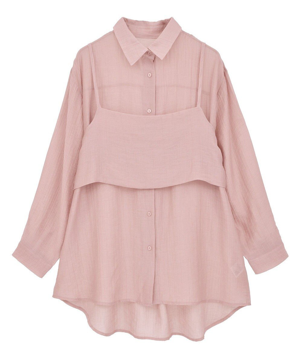 Green Parks ＳＥＴ２点シアーシャツ＋ビスチェ 