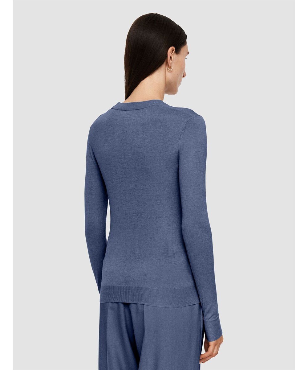 JOSEPH 【洗える】キャッシュエアー　ラウンドネックニット 