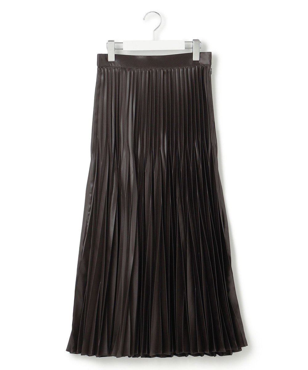 23区 S 【洗える】レザーライクプリーツ スカート 