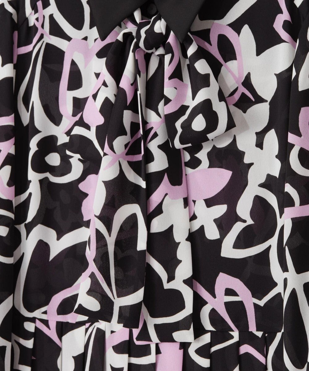 GRACE CONTINENTAL キカフラワープリーツドレス 