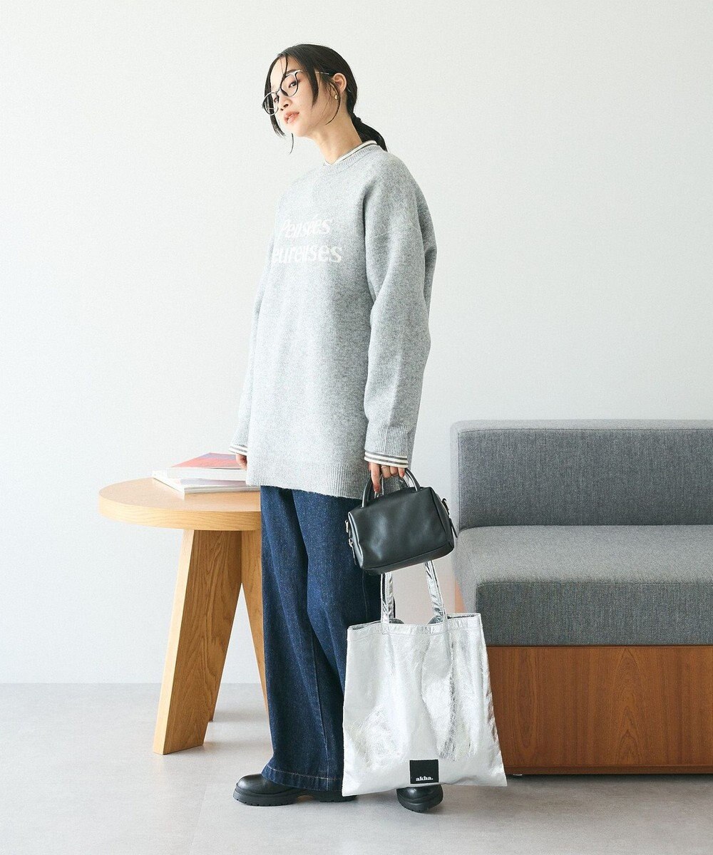 CRAFT STANDARD BOUTIQUE akha. メタリックトートバッグ 