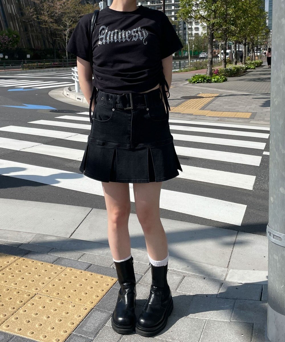 WEGO サイドドロストラインストーンT 