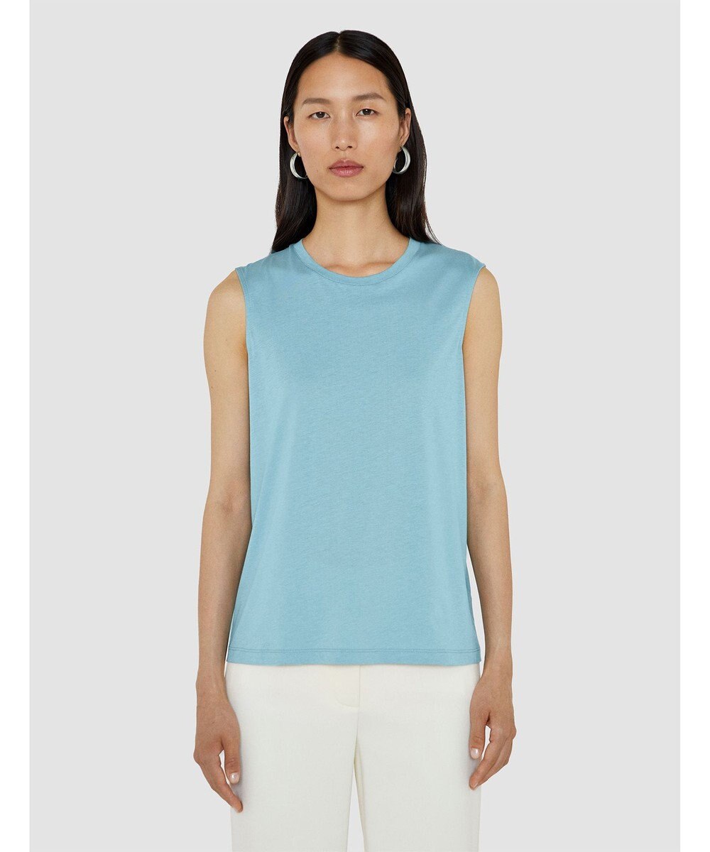 JOSEPH 【洗える】コットンシルク　ジャージータンクトップ 