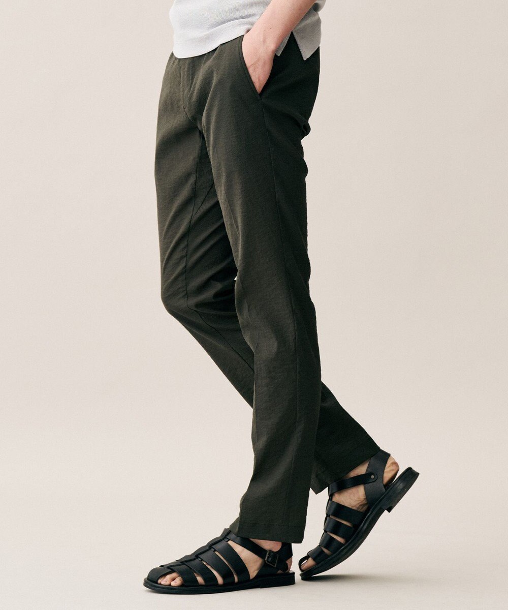 JOSEPH ABBOUD 【ウエストも伸びる!・ストレッチ】 ハイパワーピケストレッチ パンツ 26SSモデル 