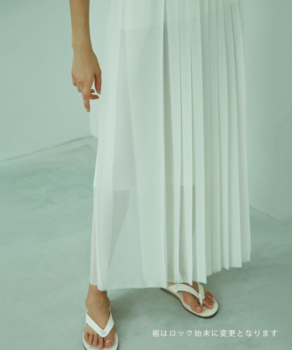 BEIGE， PARM / プリーツスカート 