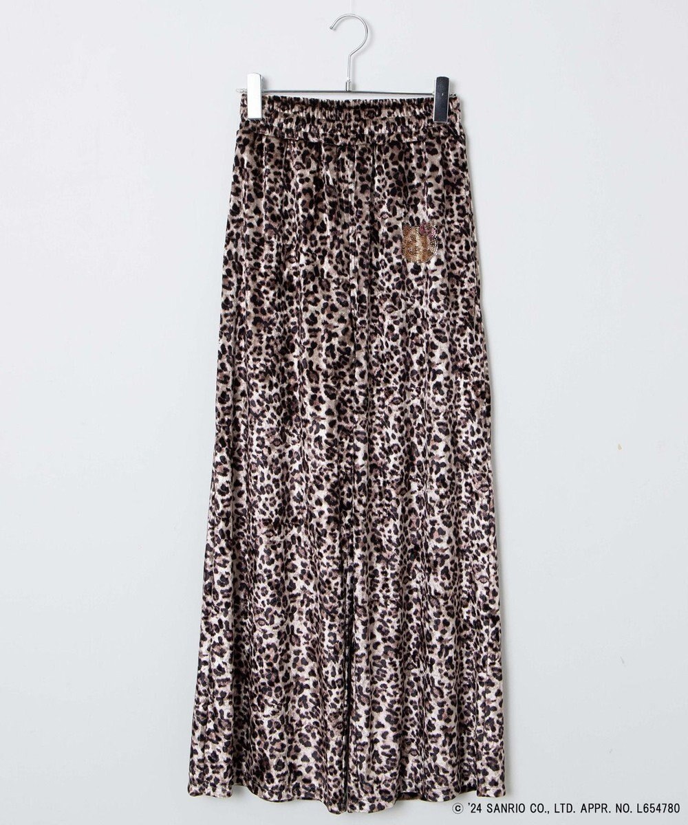 WEGO 【サンリオ】HELLOKITTYコラボベロアパンツ 