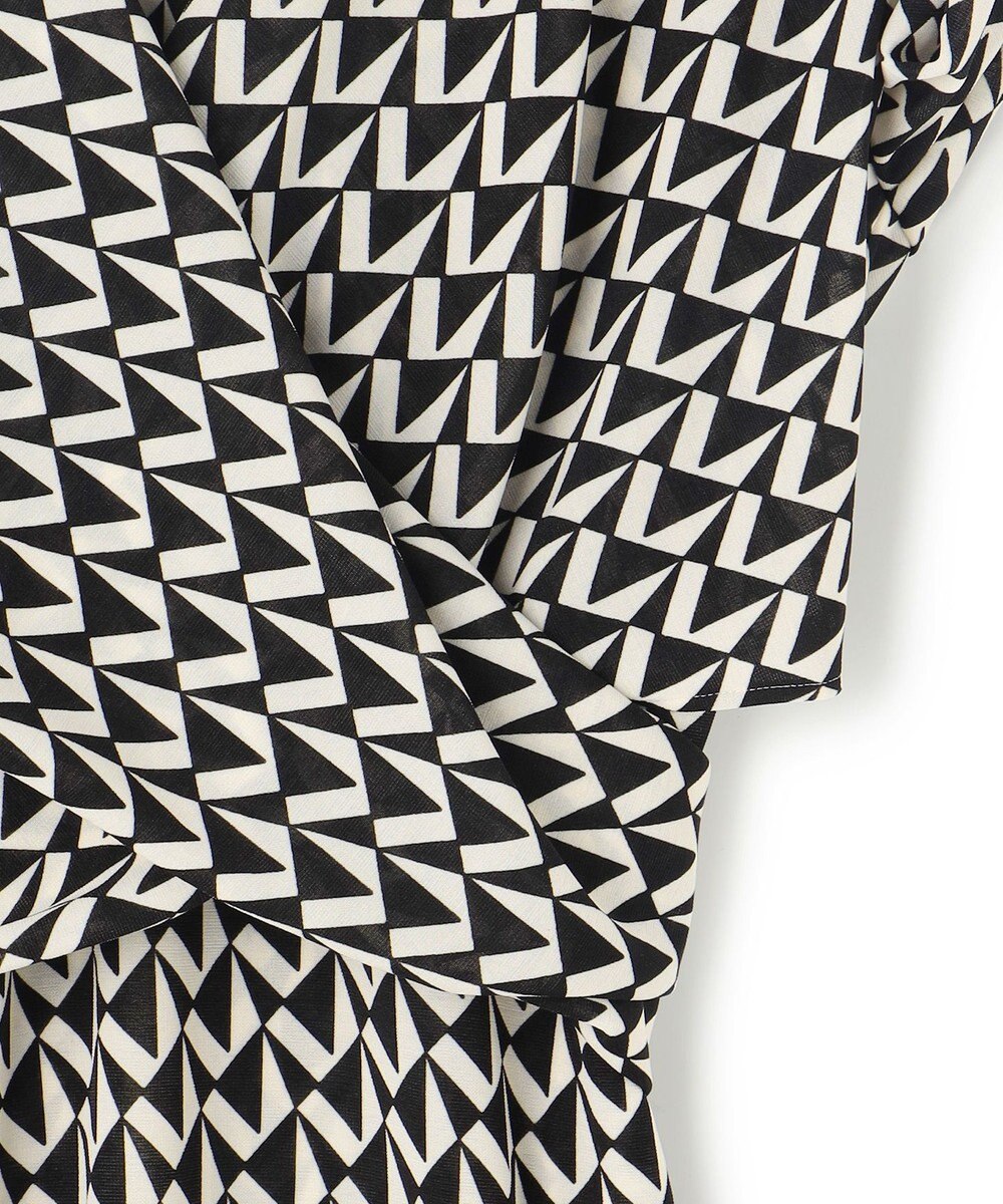 BEIGE， 【洗える】MODESTO / ジャージーストレッチカシュクールドレス 