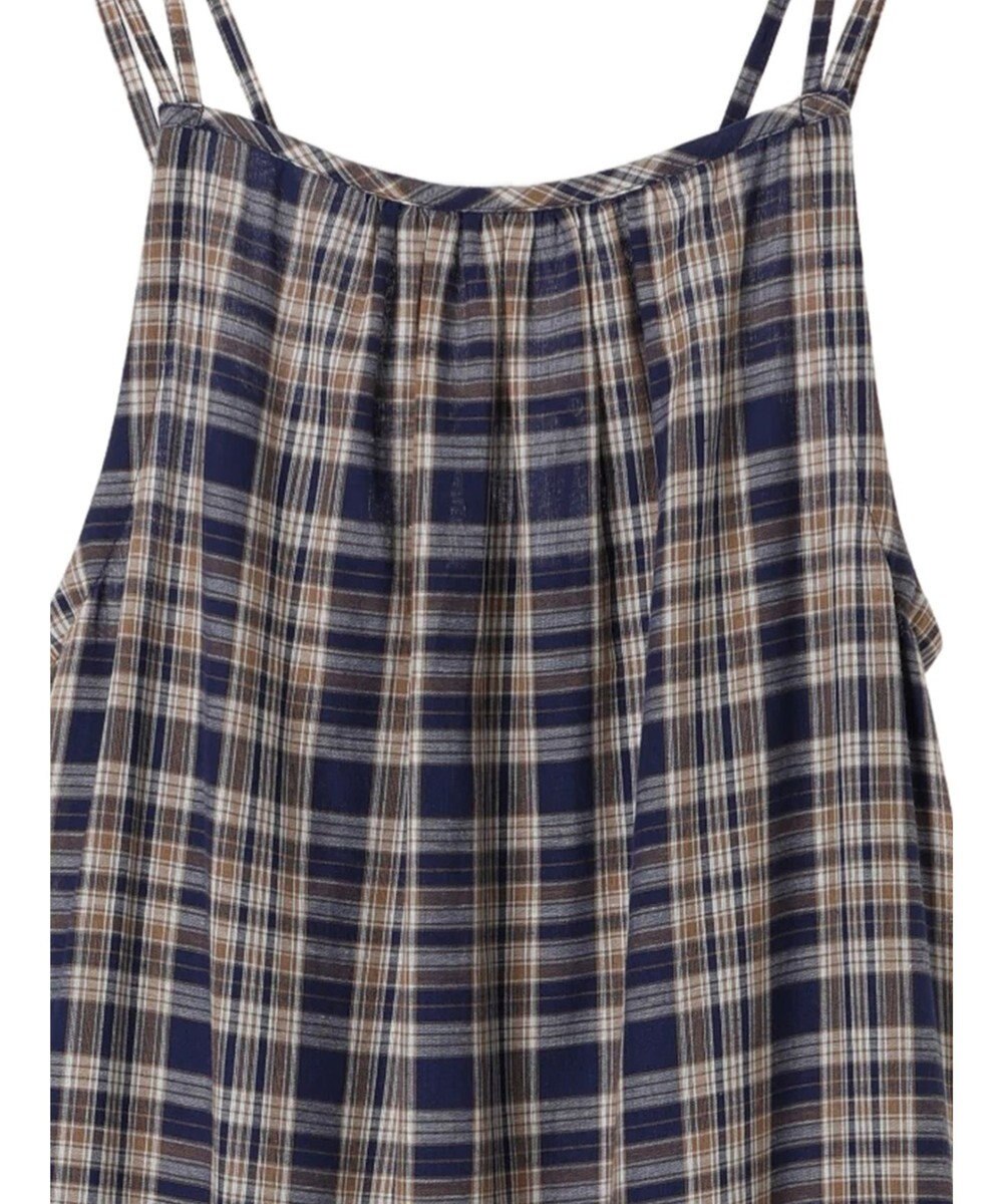 earth music&ecology マドラスチェックキャミワンピース 