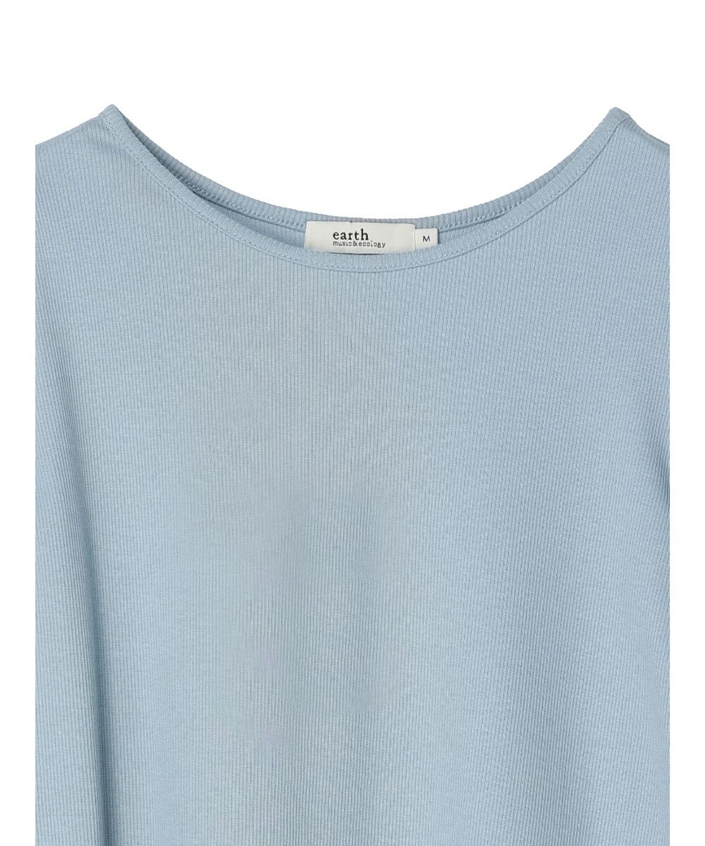 earth music&ecology パワーショルダーリブプルオーバー 