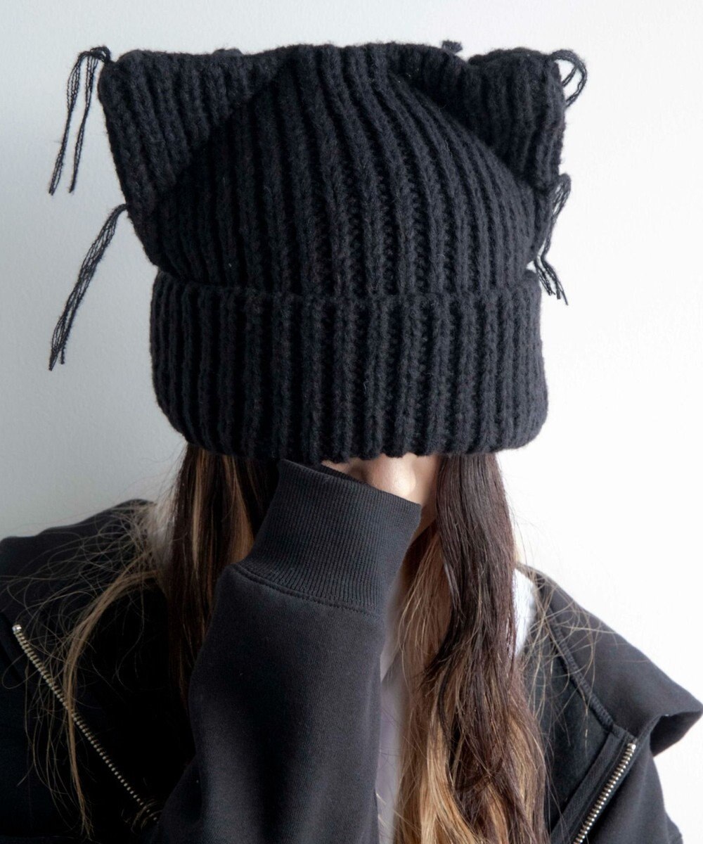 WEGO ローゲージネコミミニットキャップ 