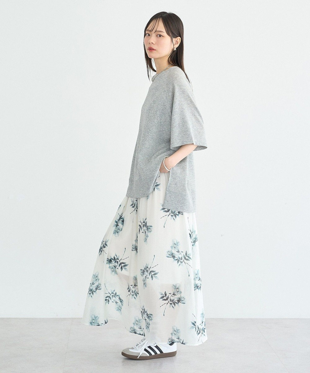 earth music&ecology シアーダンボールプルオーバー 