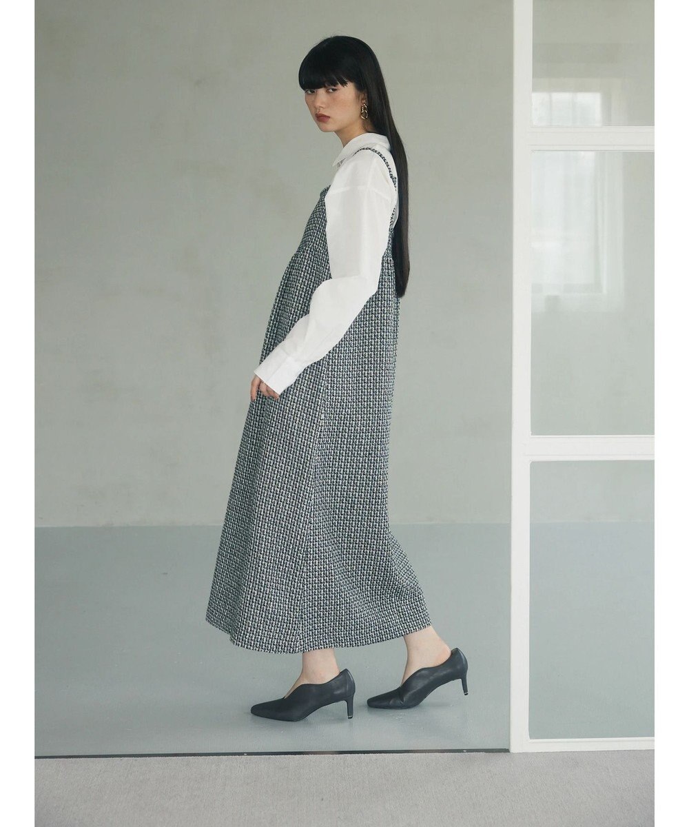 Green Parks armonia．表面感素材ジャンスカ 