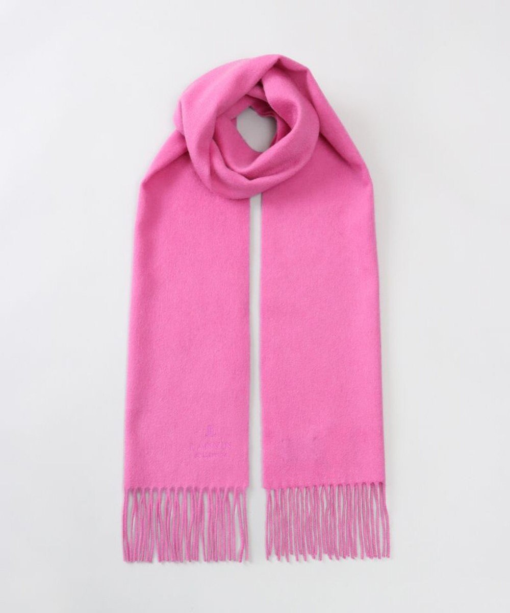 AURORA LANVIN COLLECTION ランバン コレクション カシミヤ 無地マフラー（幅30cm) 