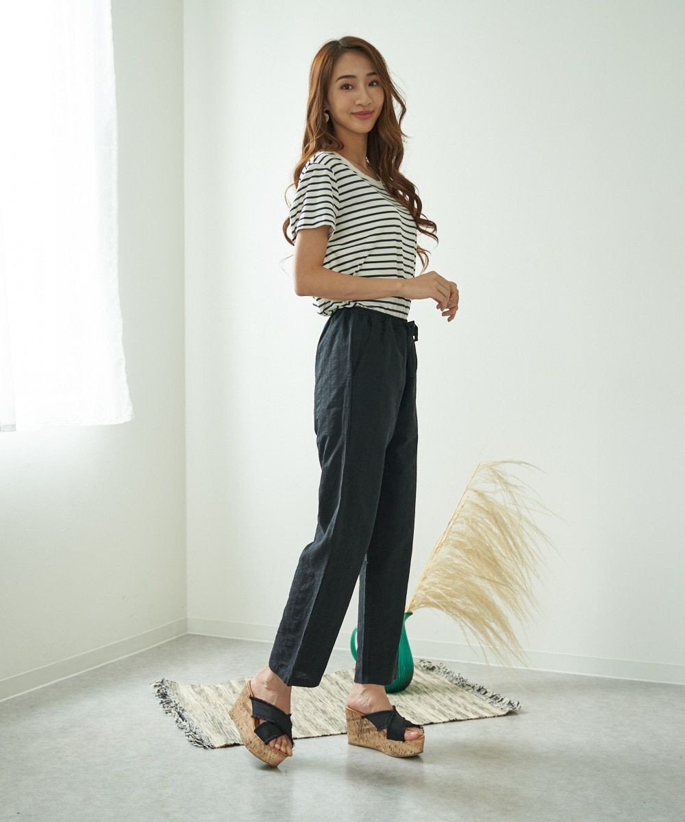 OP／FILA 【OP】ジャガード織ロングパンツ 