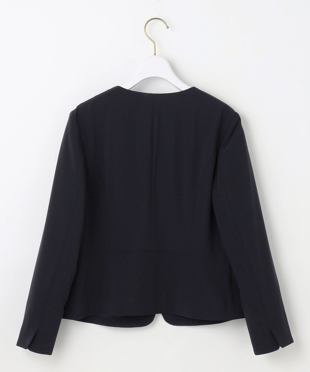 ANY SIS 【洗える】セレモニーダブルクロス クルーカラー ジャケット 