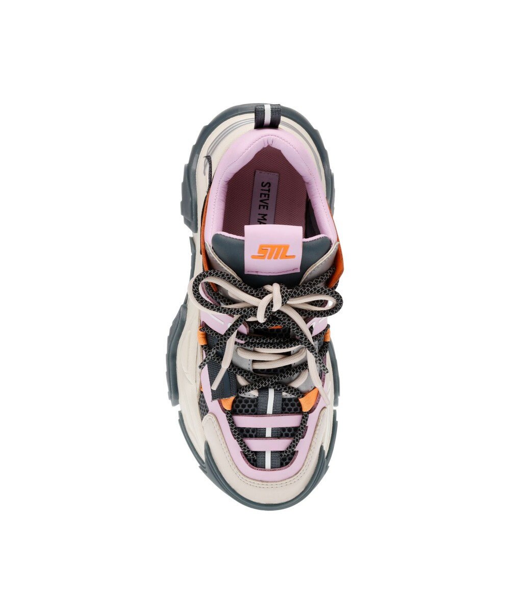 STEVE MADDEN KINGDOM ボリュームソールダブルレースアップスニーカー 