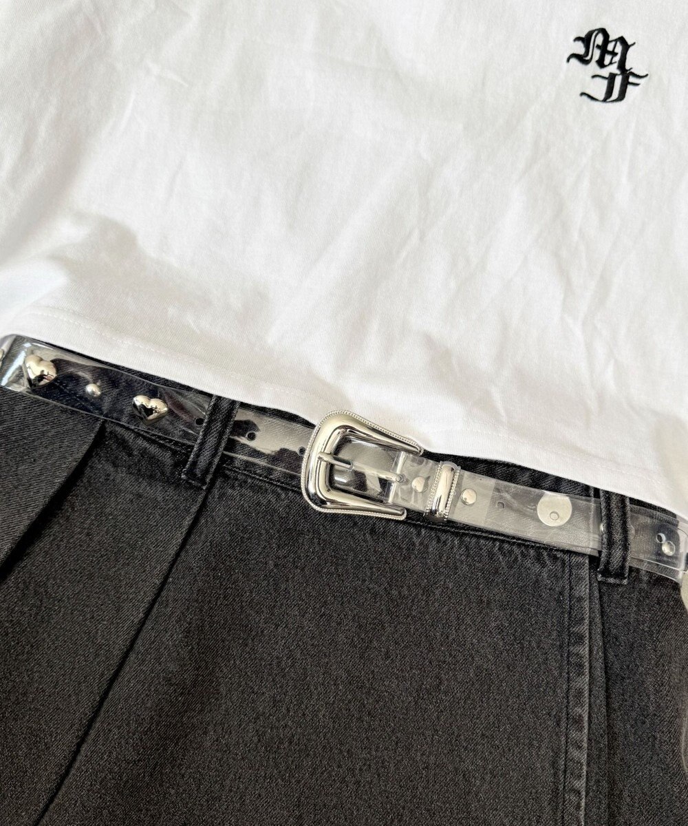 WEGO Lハートスタッズベルト 