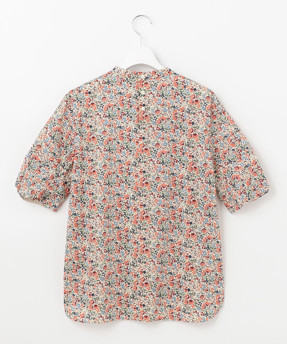 J.PRESS LADIES S 【洗える】LIBERTY Pepper&Coward スタンドカラー ブラウス 