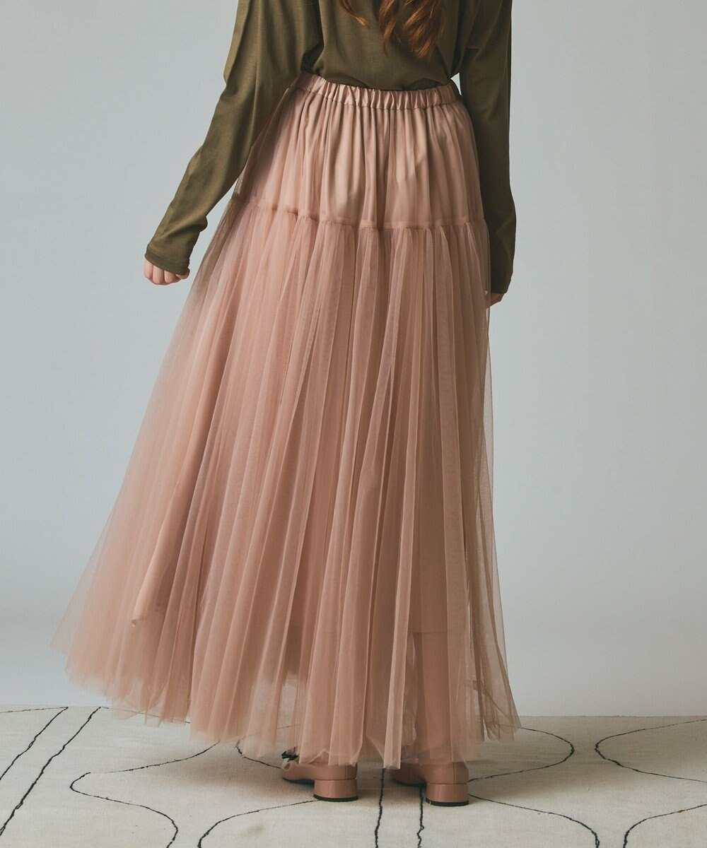 GRACE CONTINENTAL チュールボリュームスカート 