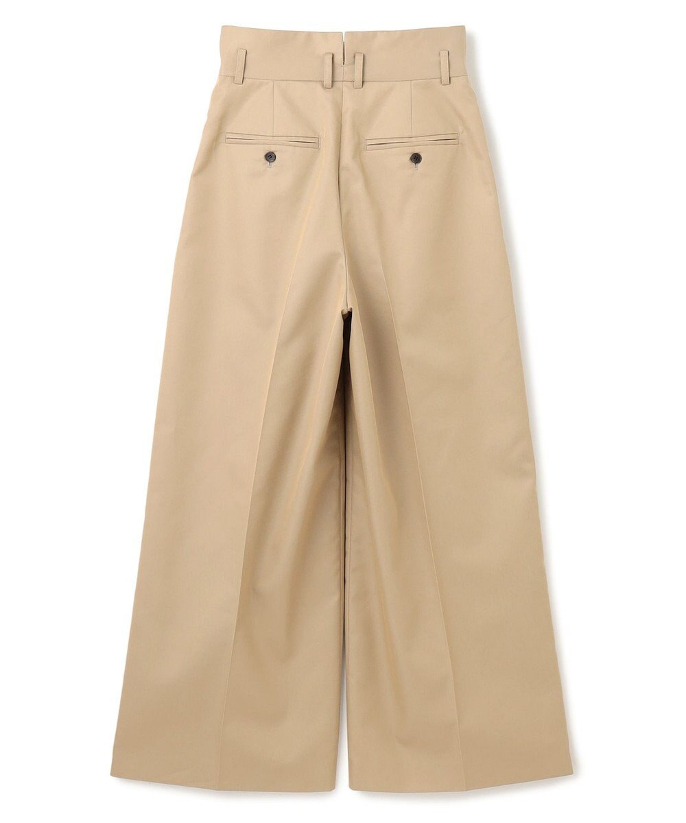 uncrave チノギャバジン ワイドトラウザー 