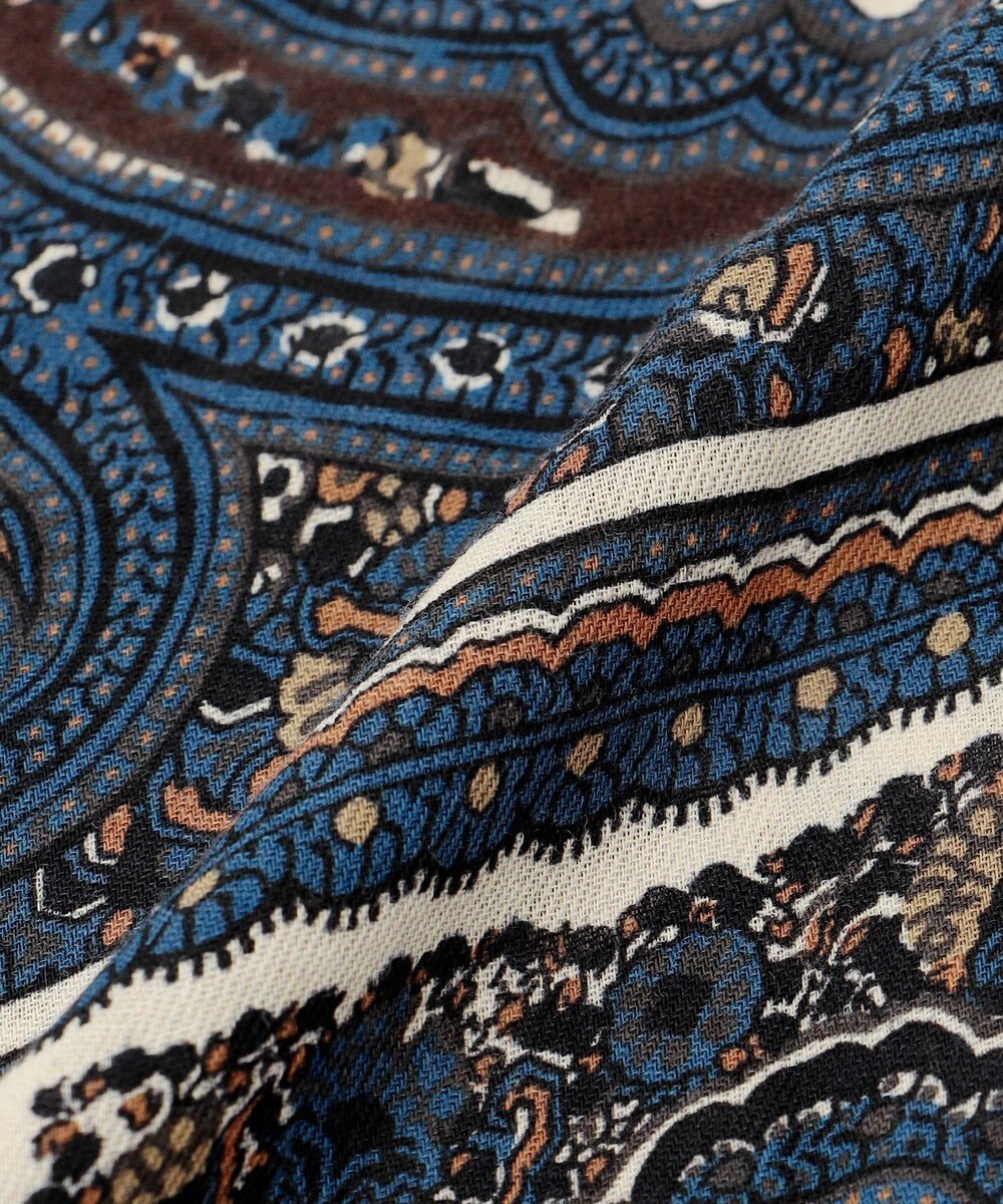 JOSEPH ABBOUD 【イタリア老舗Holliday&Brown社製】ペイズリープリント ストール 