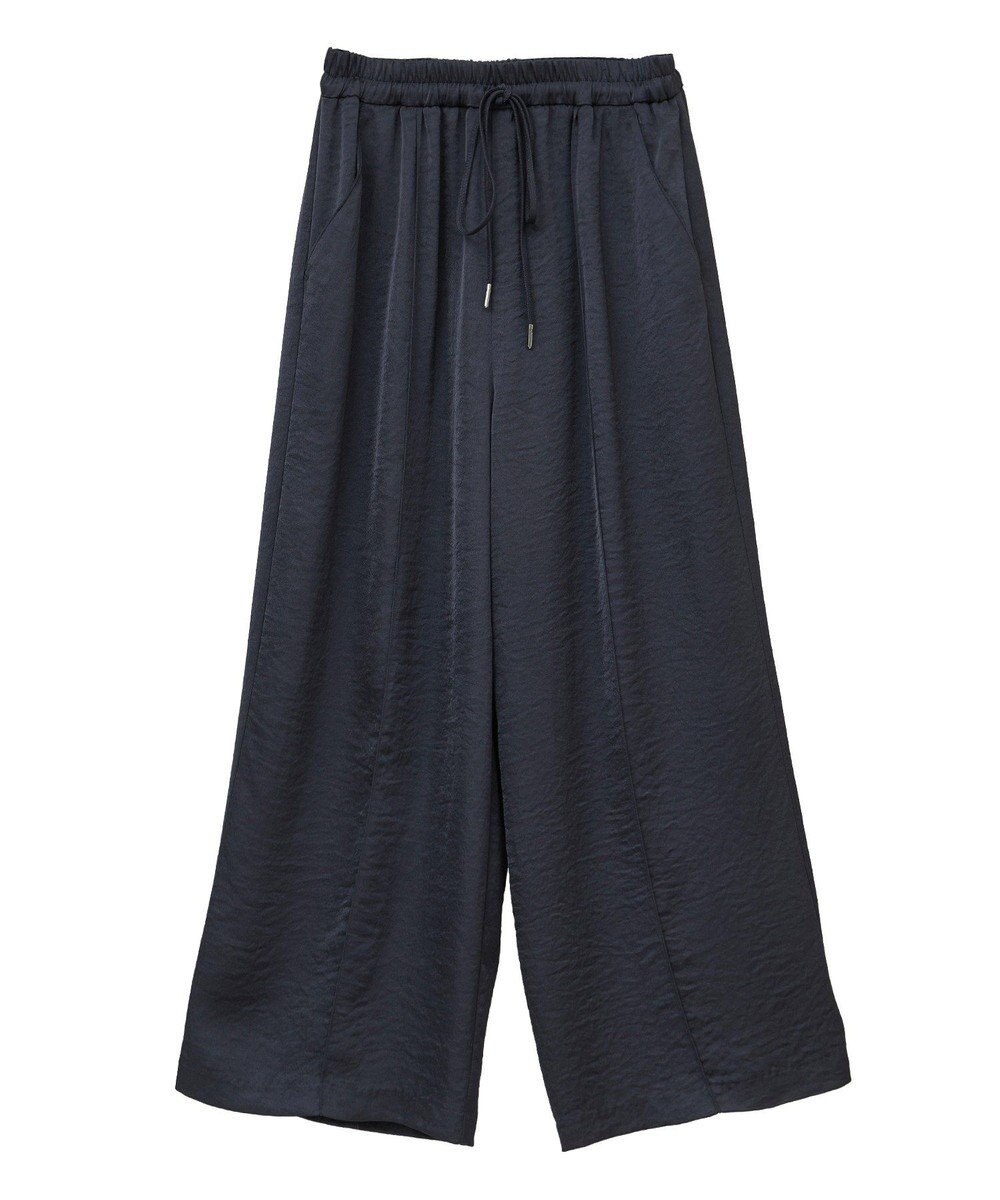 YECCA VECCA ビンテージサテンイージーワイドパンツ 
