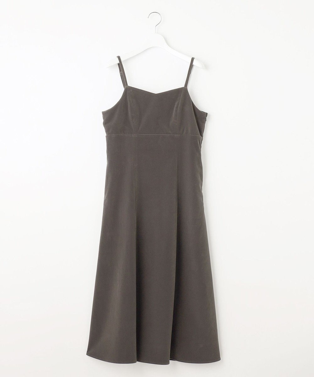 Feroux 【2WAY】パールストラップベロア ジャンスカ 