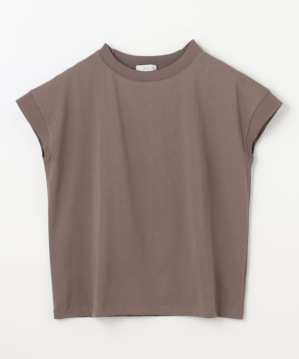 ANY ニットリブフレンチスリーブプルオーバー 