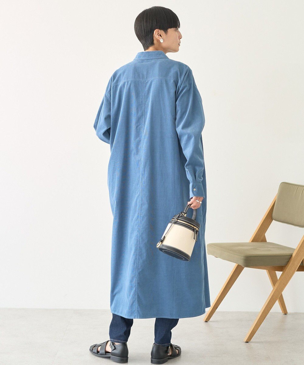 AMERICAN HOLIC コーデュロイシャツワンピース 