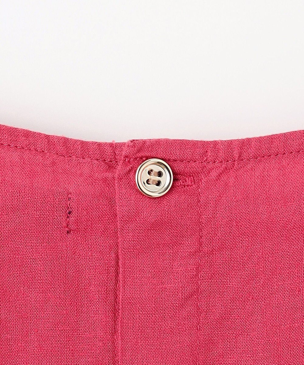 ANY 【手洗い可】ヨーロピアンリネンツイストスリーブブラウス 