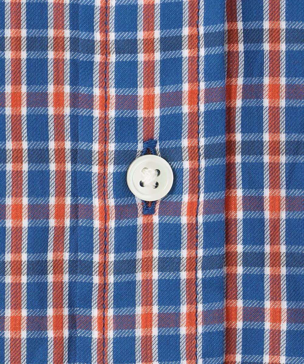 J.PRESS MEN オーガニックコットンダブルチューブマルチチェック シャツ 