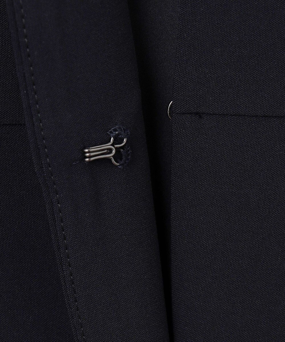 ANY SIS 【洗える】セレモニーダブルクロス クルーカラー ジャケット 