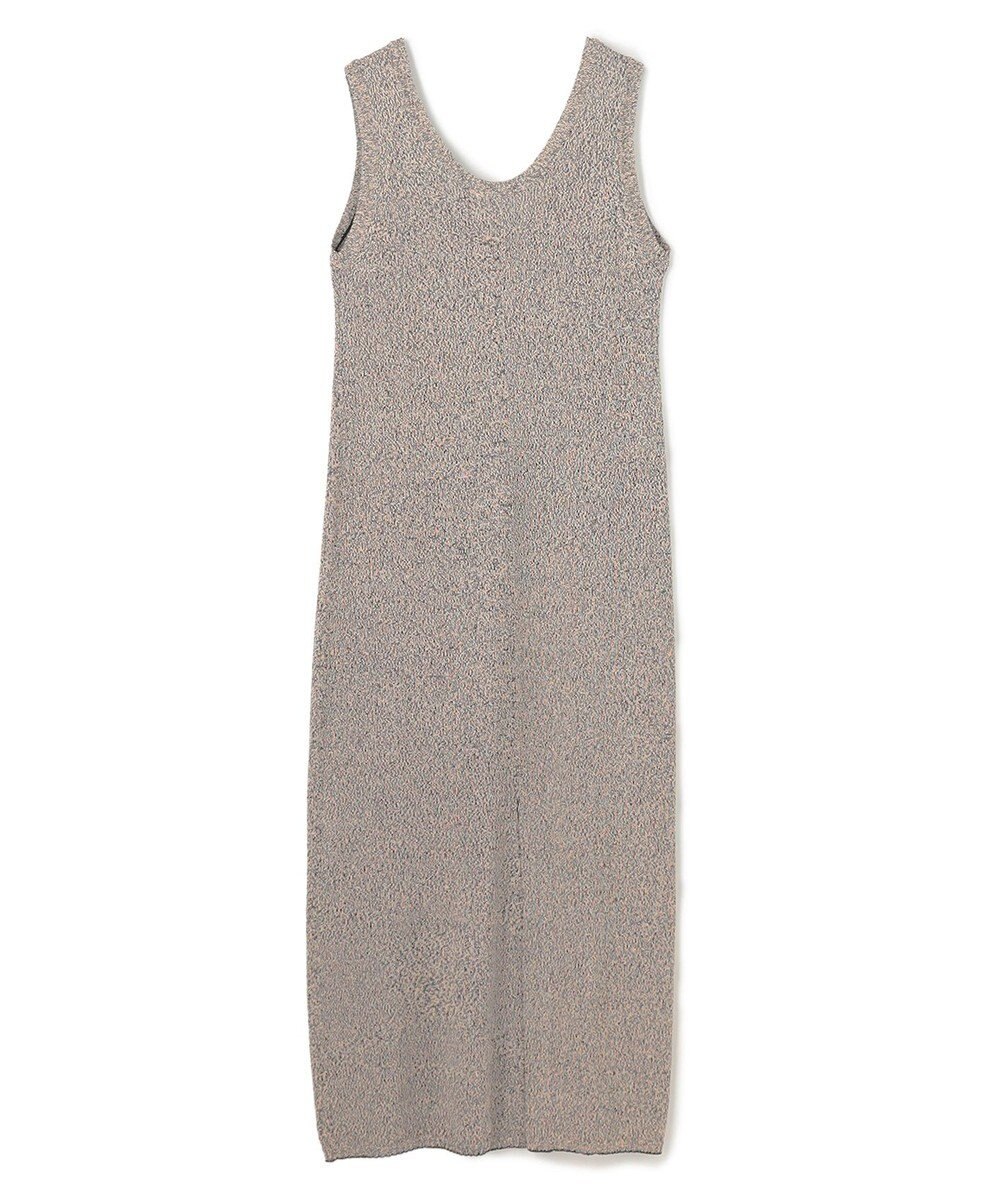 BEIGE， AGATE / Uネック メランジニットドレス 