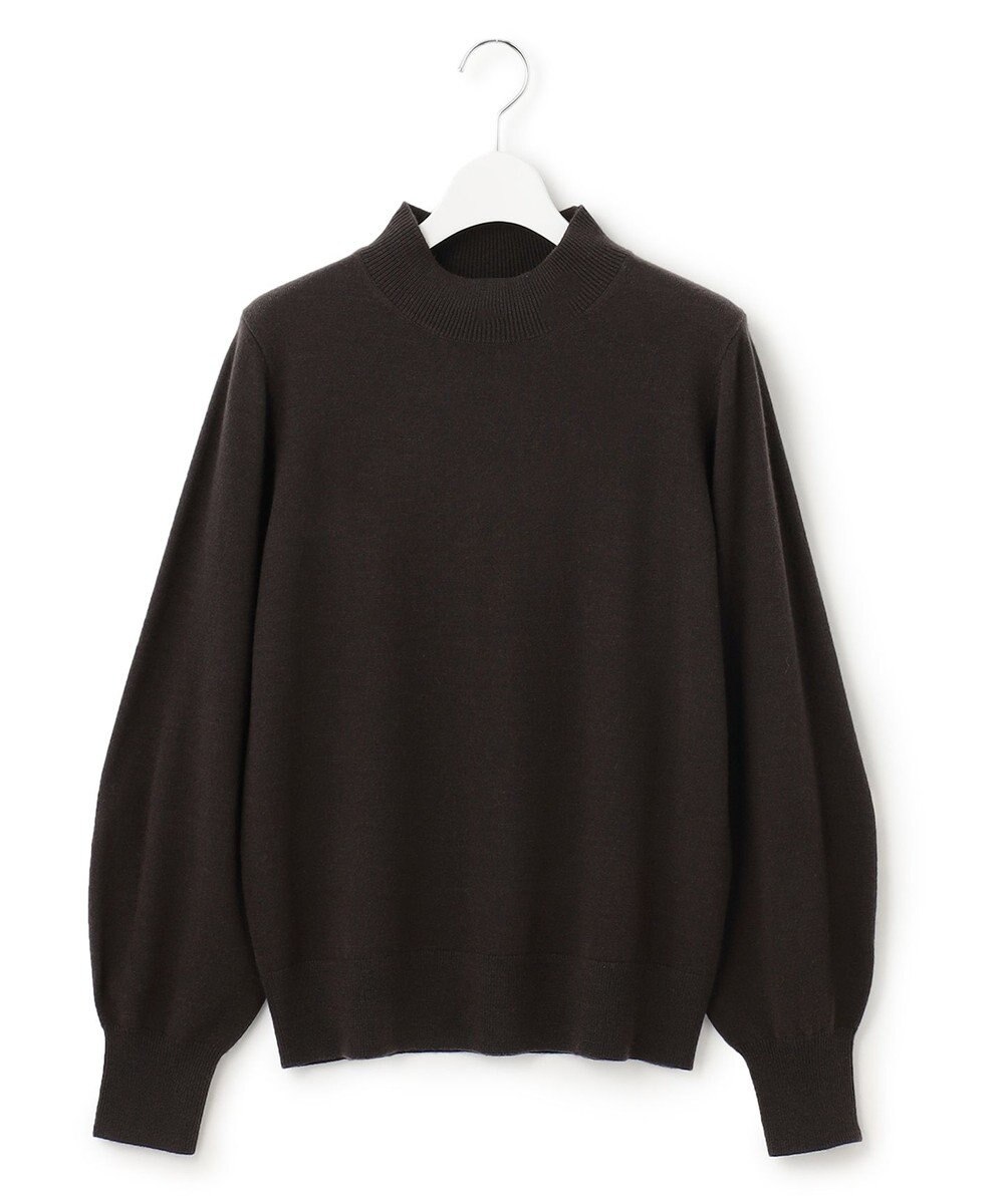 23区 S 【洗える】セミウーステッドウール パフスリーブ ニット 