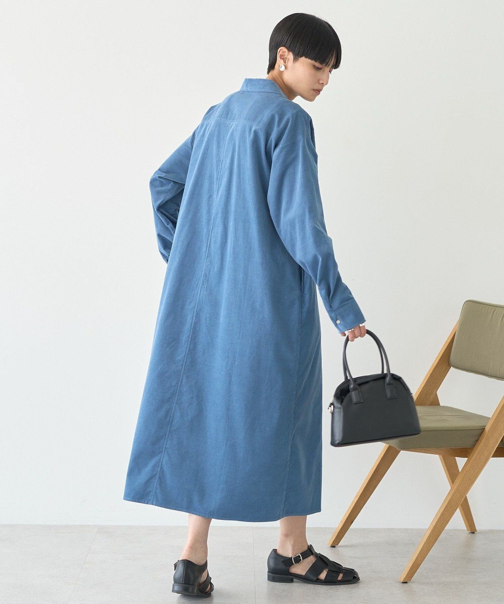 AMERICAN HOLIC コーデュロイシャツワンピース 