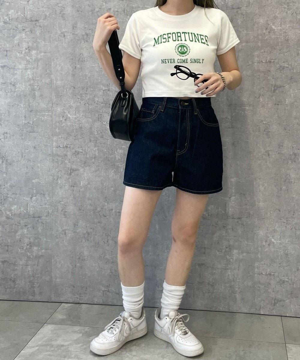 WEGO デザインプリントチビＴ 