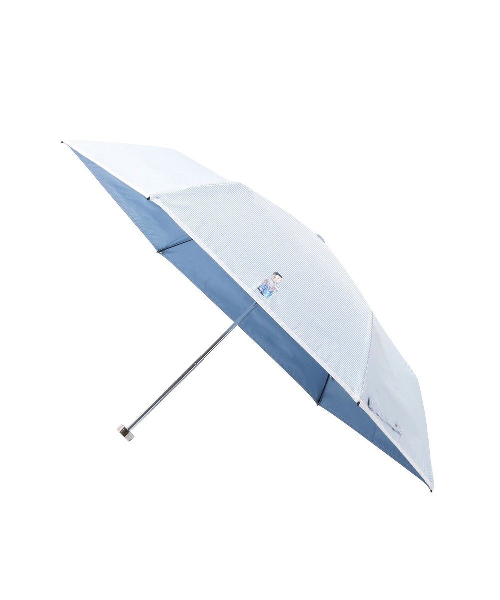 MOONBAT 【WEB限定】 POLO RALPH LAUREN（ポロ ラルフローレン） 晴雨兼用日傘 ワンポイントポロベア プリント 折りたたみ傘 ポーチタイプ 1級遮光/遮熱/遮光 