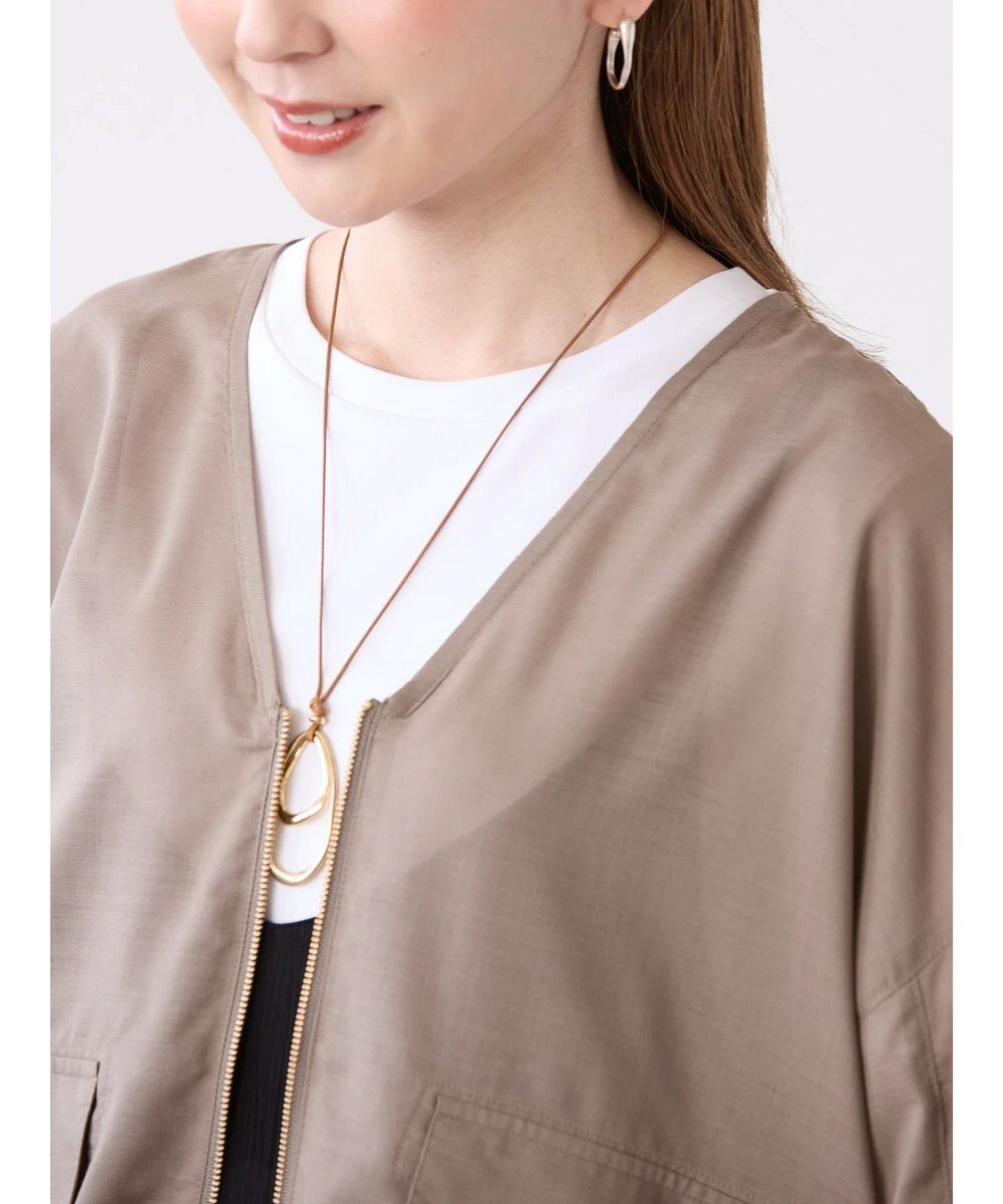 AMERICAN HOLIC イージーケア＋接触冷感　シアーブルゾン 