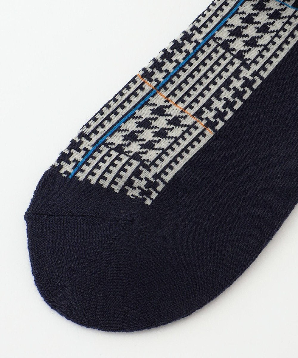 23区GOLF 【MEN】チェック柄レギュラーソックス 