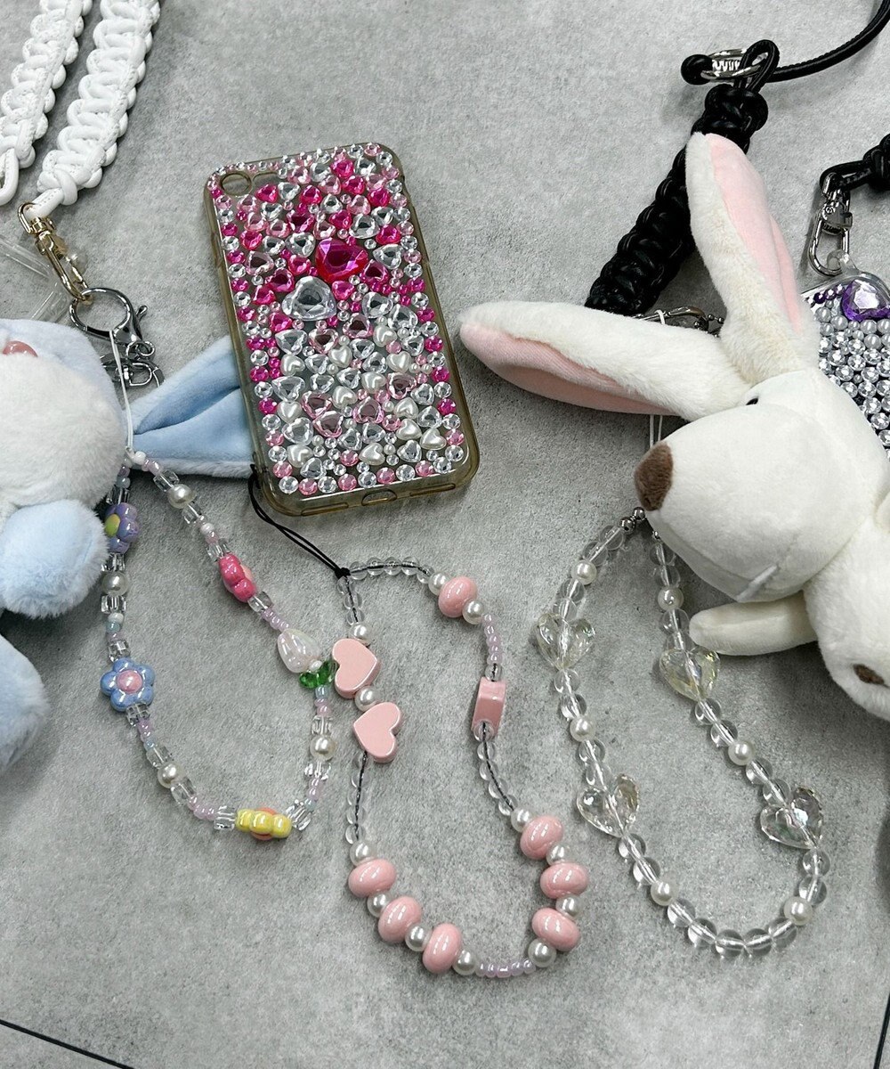 WEGO ビーズストラップキーホルダーC 